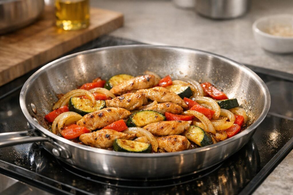 How to Avoid Burning Food When Sautéing