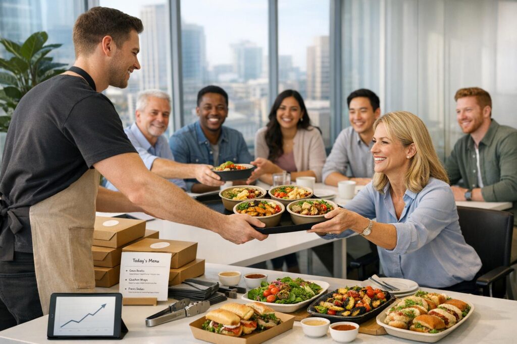 How Restaurants Can Grow Revenue with Workplace Catering