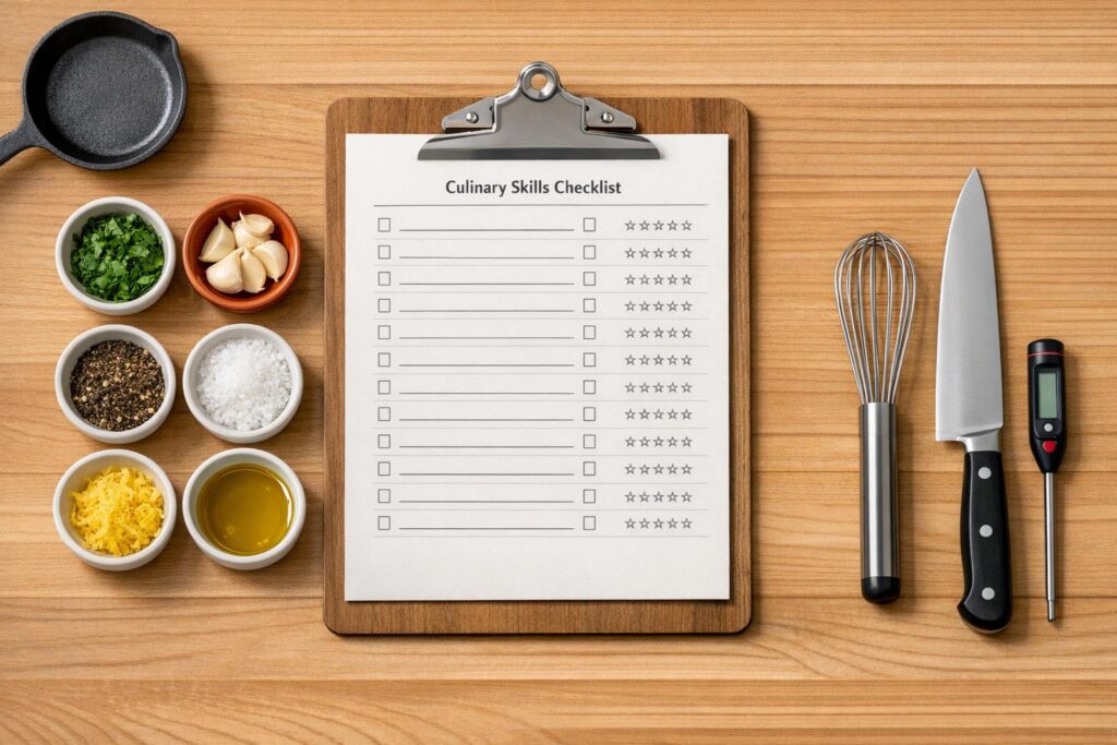 Culinary Skills Checklist: Master Cooking